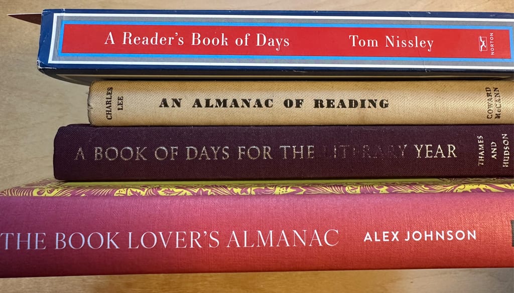 stack of four books