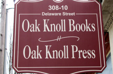 oak knoll press sign