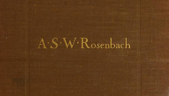 section of Rosenbach book cover